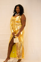 Load image into Gallery viewer, Grammy Gold Dress
